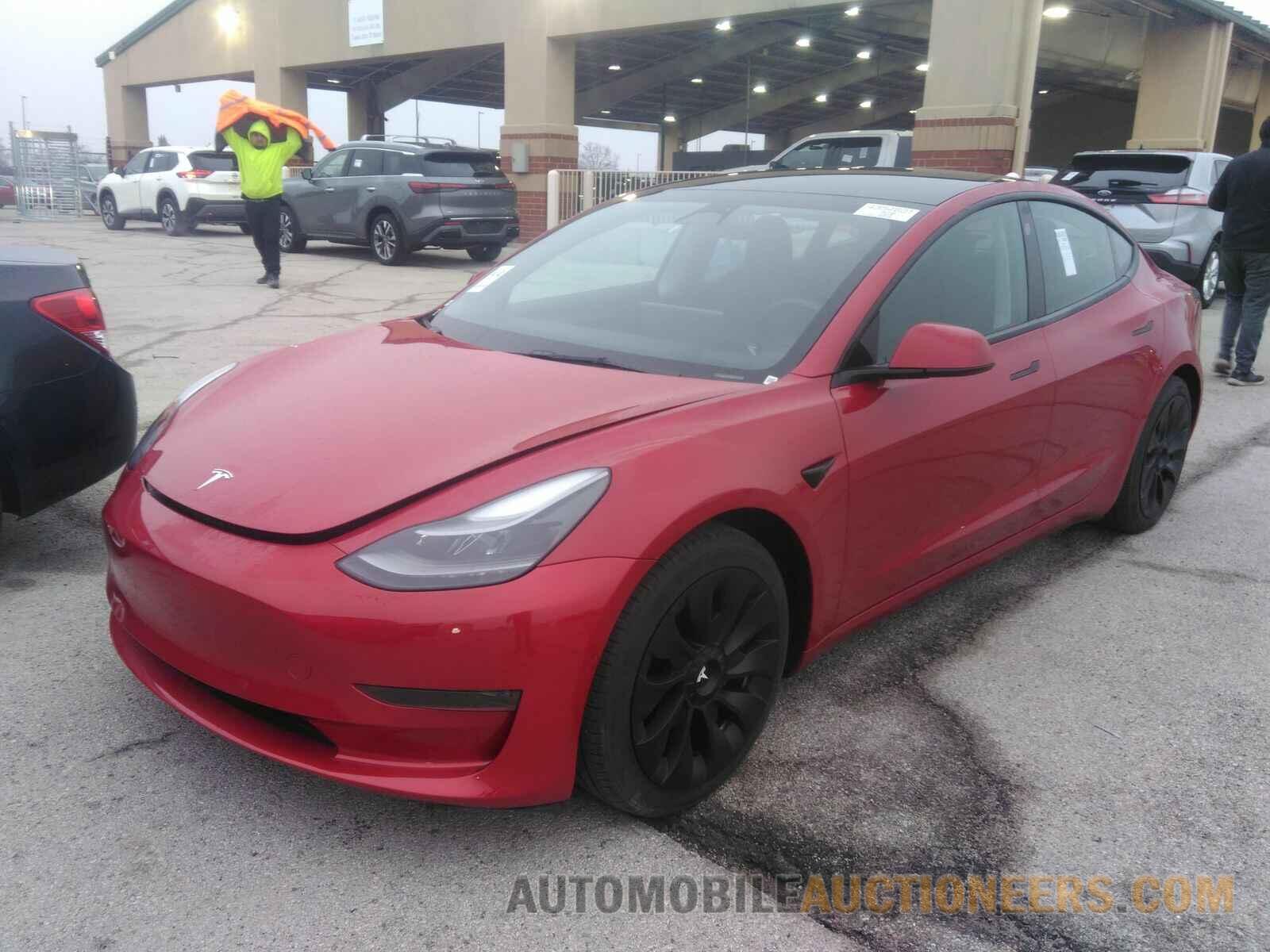 5YJ3E1EA9NF370359 Tesla Model 3 2022