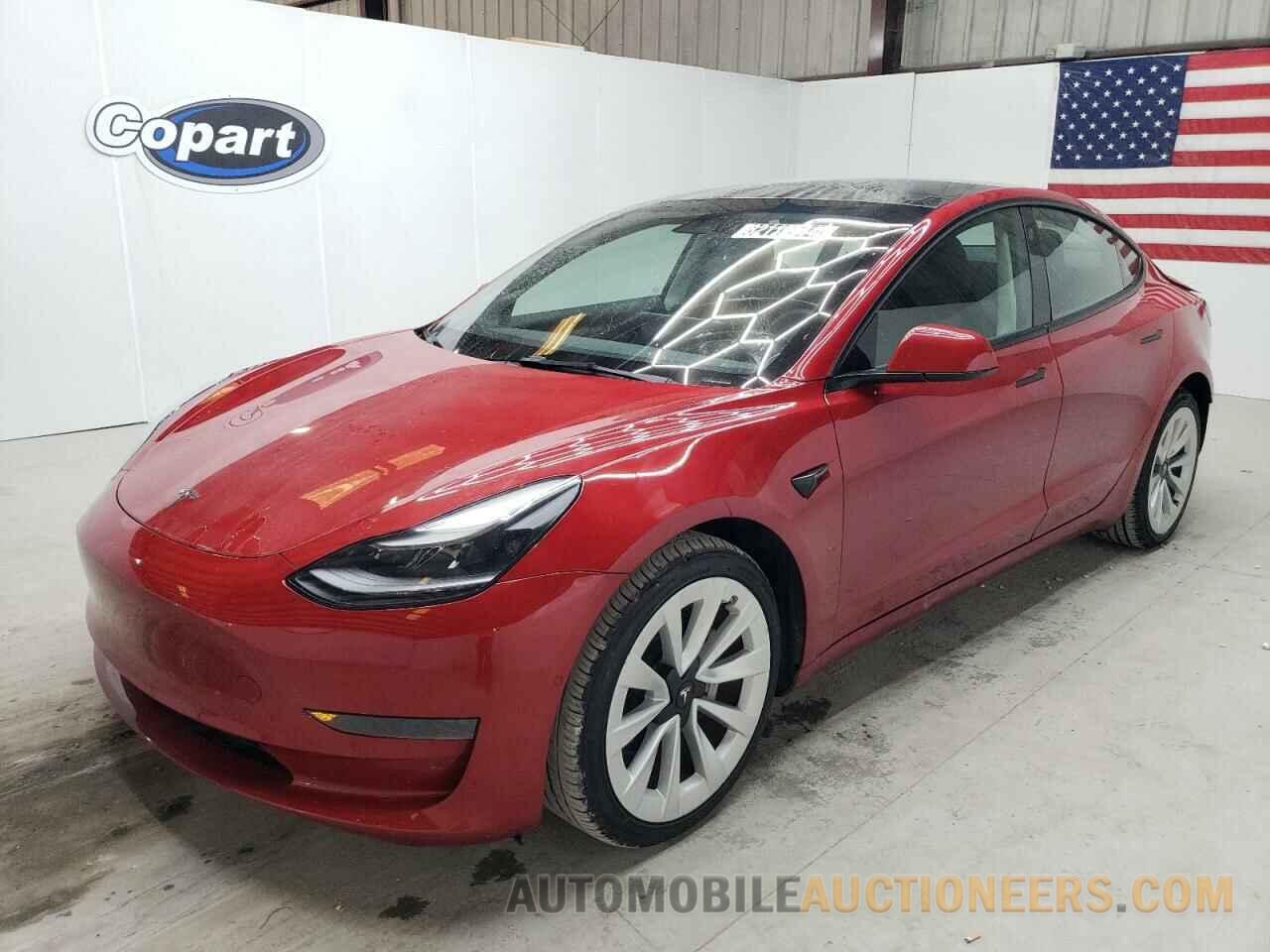 5YJ3E1EA9NF370426 TESLA MODEL 3 2022