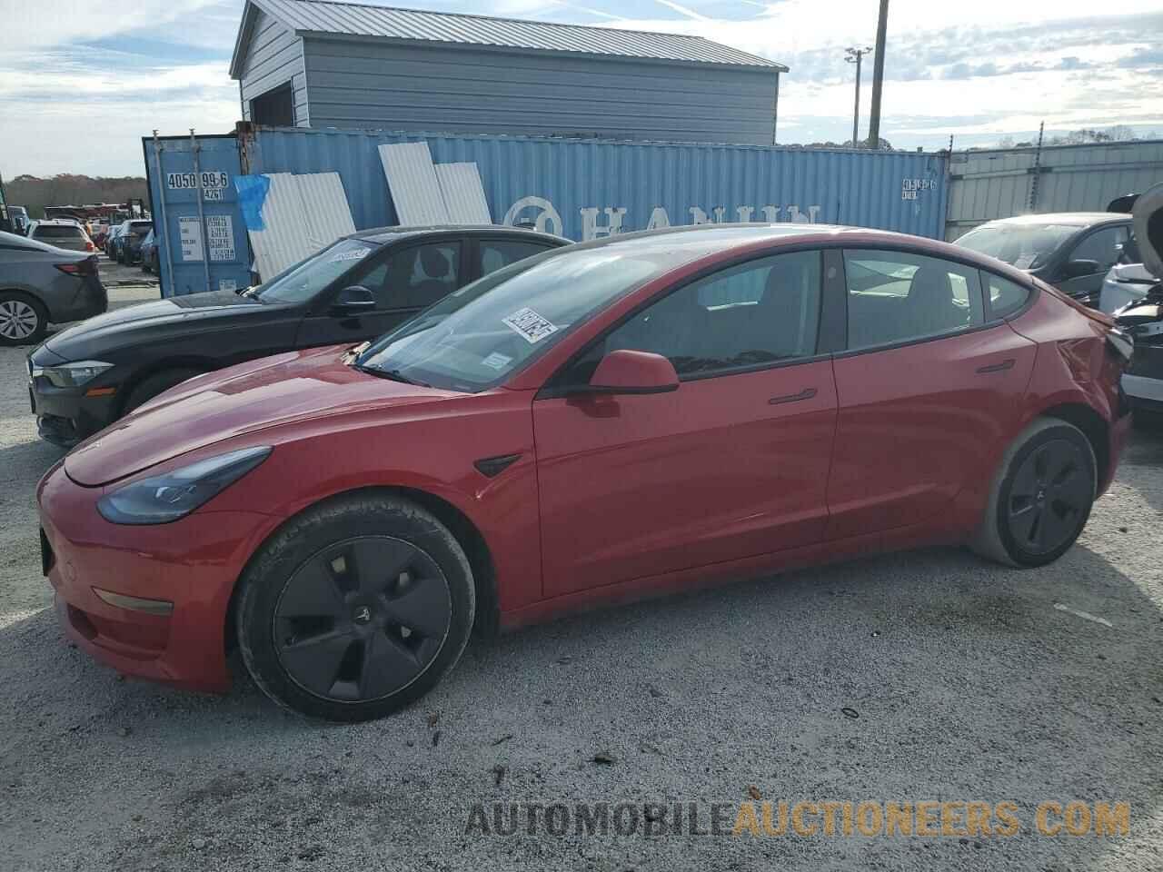 5YJ3E1EA9NF370698 TESLA MODEL 3 2022