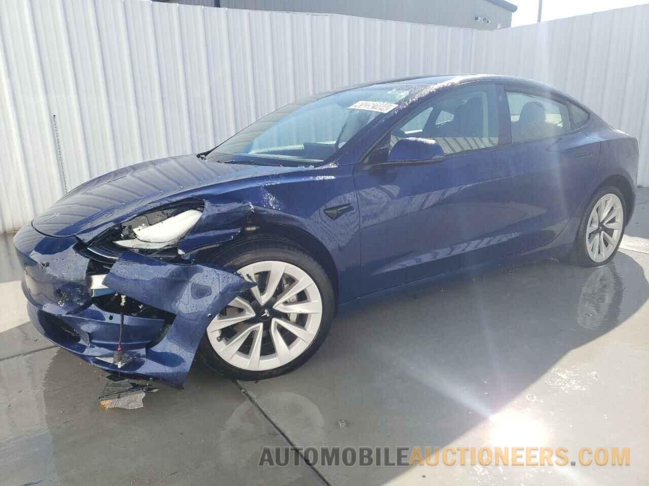 5YJ3E1EA9NF370829 TESLA MODEL 3 2022