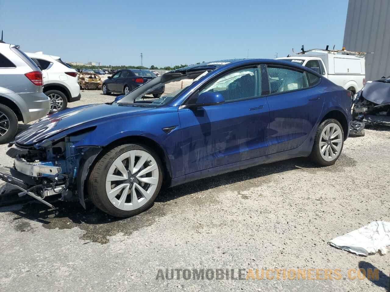 5YJ3E1EA9NF371110 TESLA MODEL 3 2022