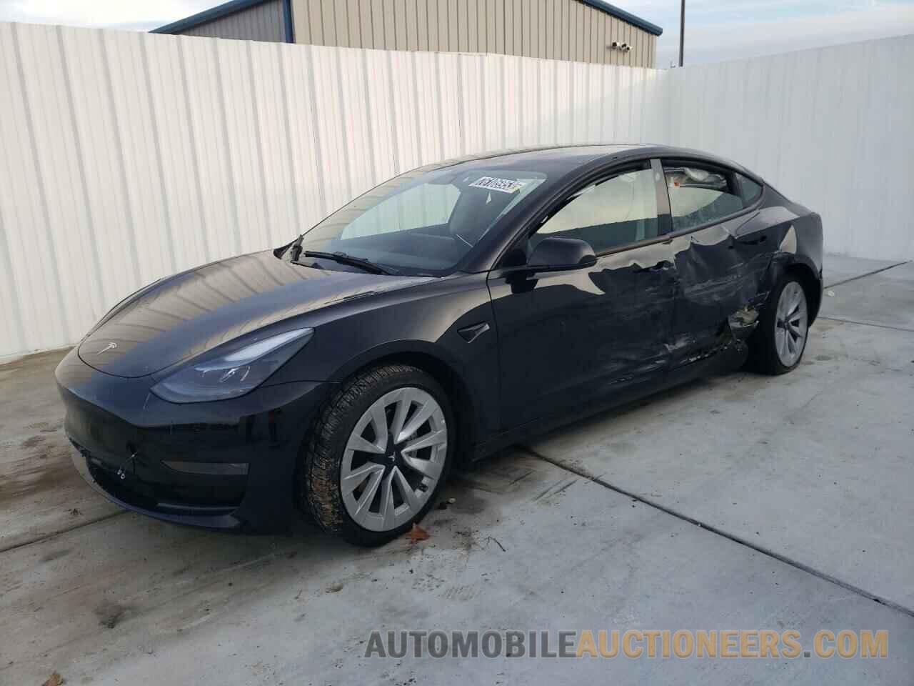 5YJ3E1EA9NF372404 TESLA MODEL 3 2022