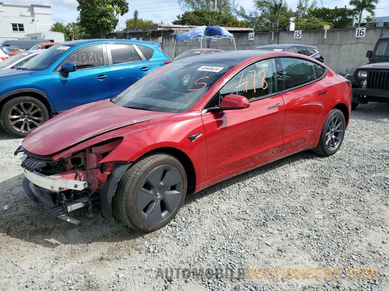 5YJ3E1EA9PF662841 TESLA MODEL 3 2023