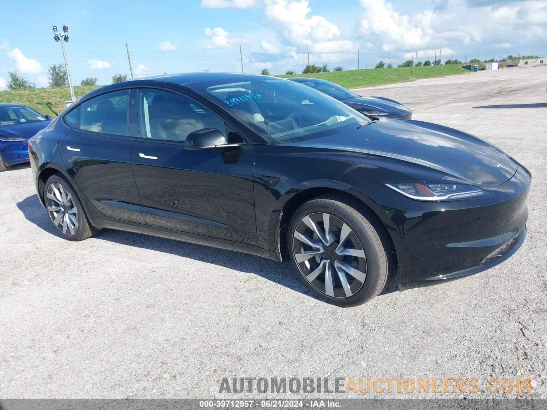 5YJ3E1EA9RF752378 TESLA MODEL 3 2024