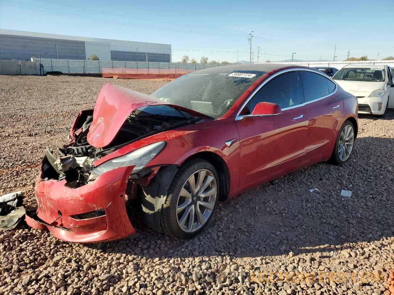 5YJ3E1EAXJF102897 TESLA MODEL 3 2018