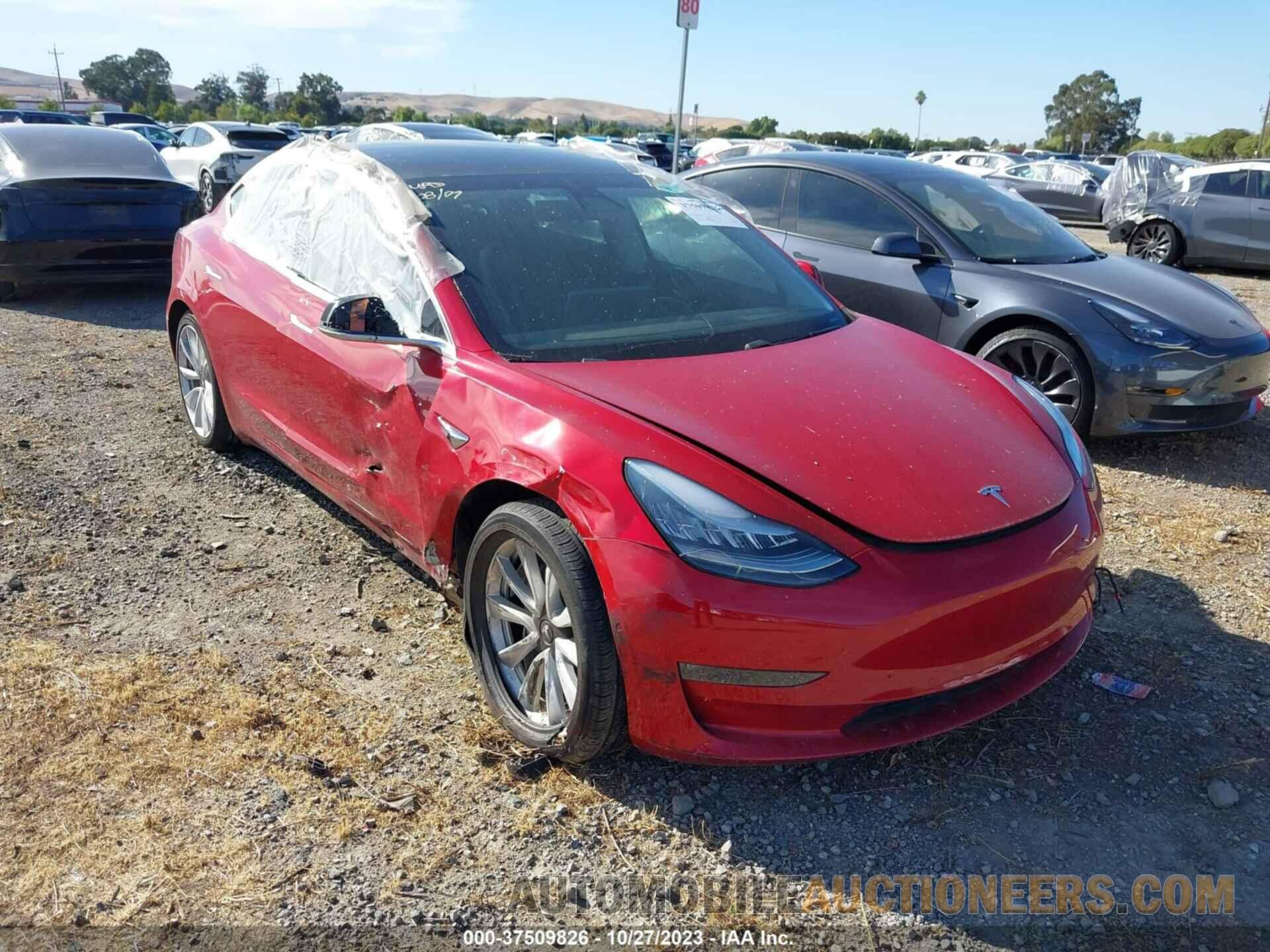 5YJ3E1EAXKF314541 TESLA MODEL 3 2019