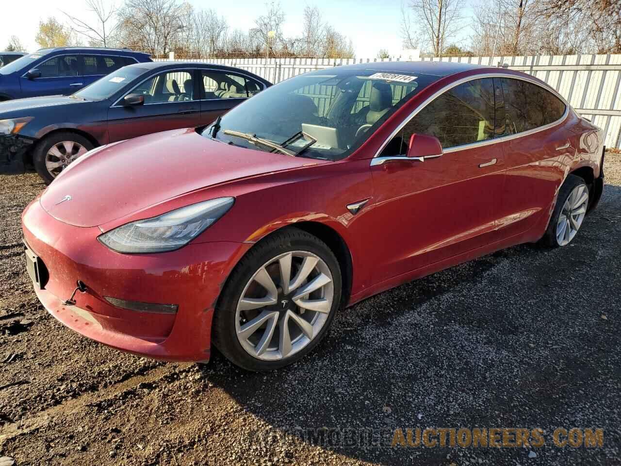 5YJ3E1EAXKF322087 TESLA MODEL 3 2019