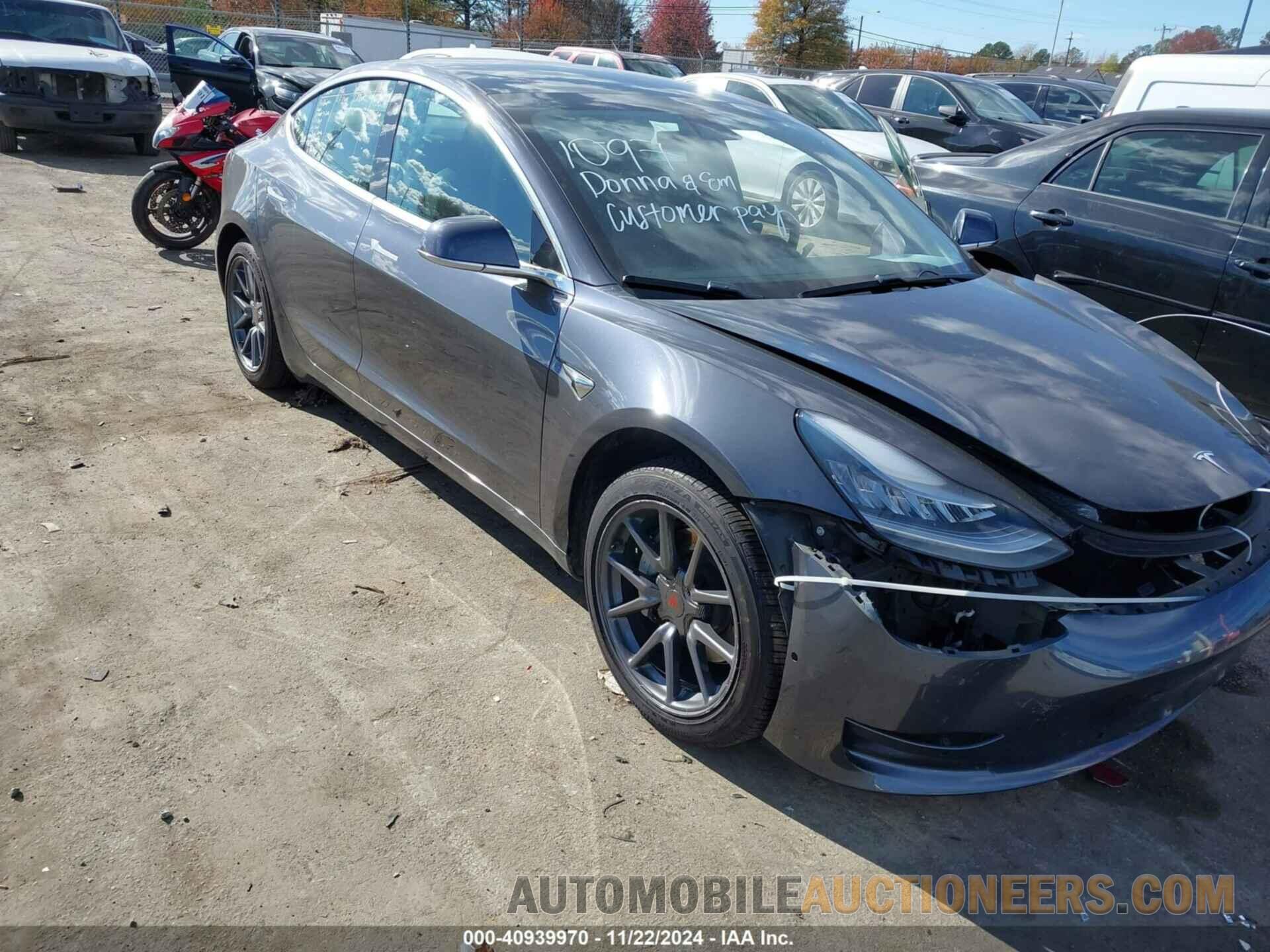 5YJ3E1EAXKF338192 TESLA MODEL 3 2019