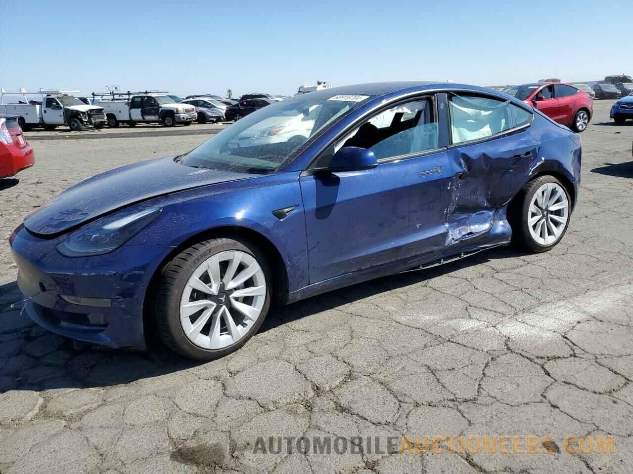 5YJ3E1EAXMF001380 TESLA MODEL 3 2021