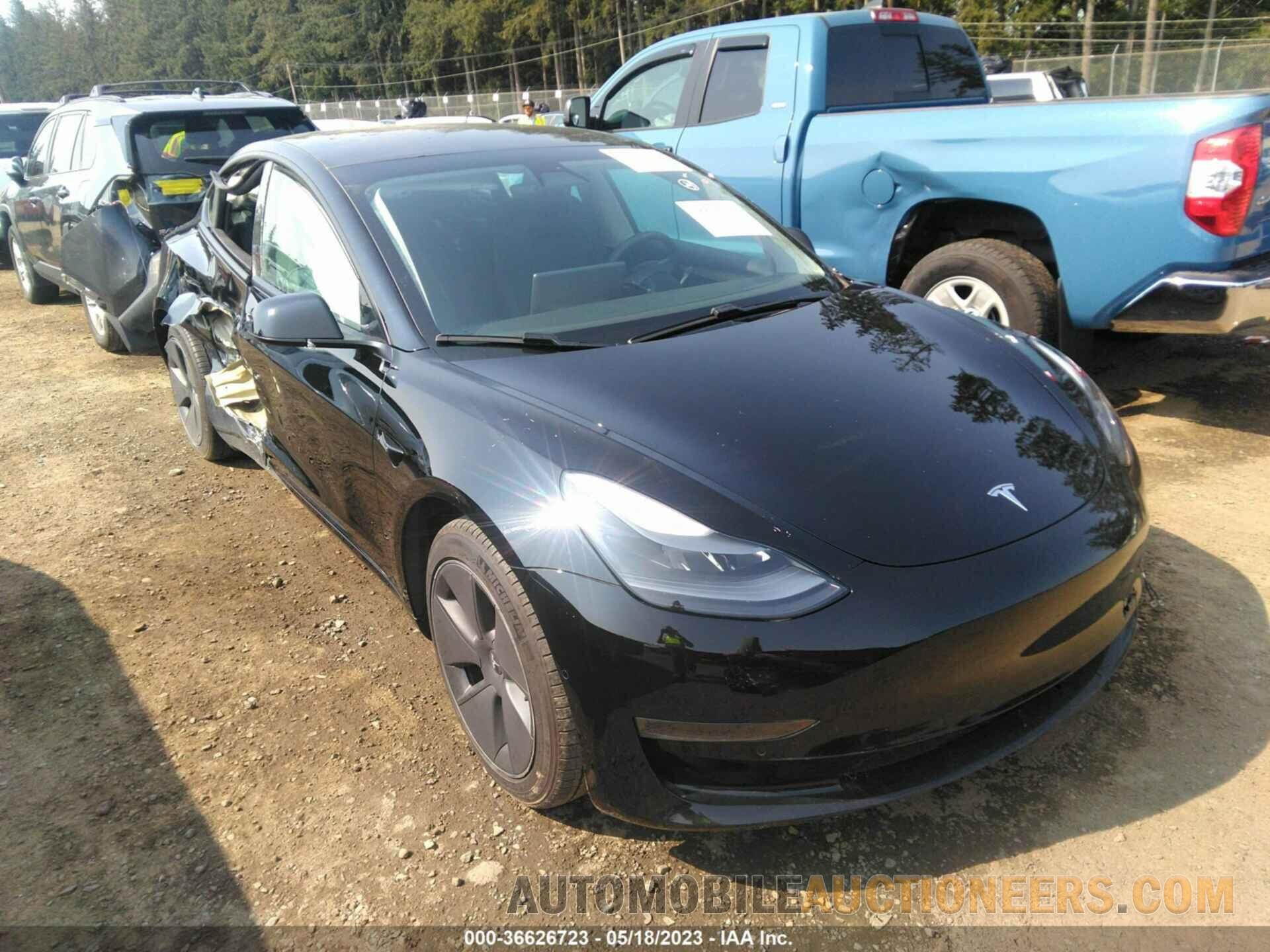 5YJ3E1EAXMF001962 TESLA MODEL 3 2021