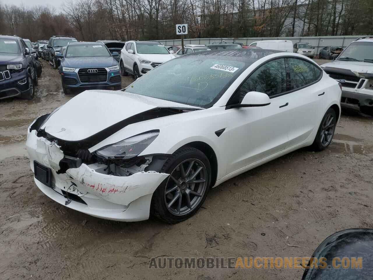 5YJ3E1EAXMF009611 TESLA MODEL 3 2021