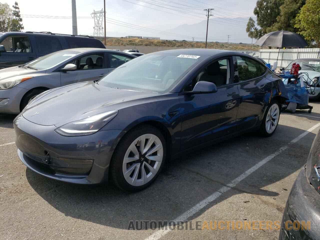 5YJ3E1EAXMF018082 TESLA MODEL 3 2021