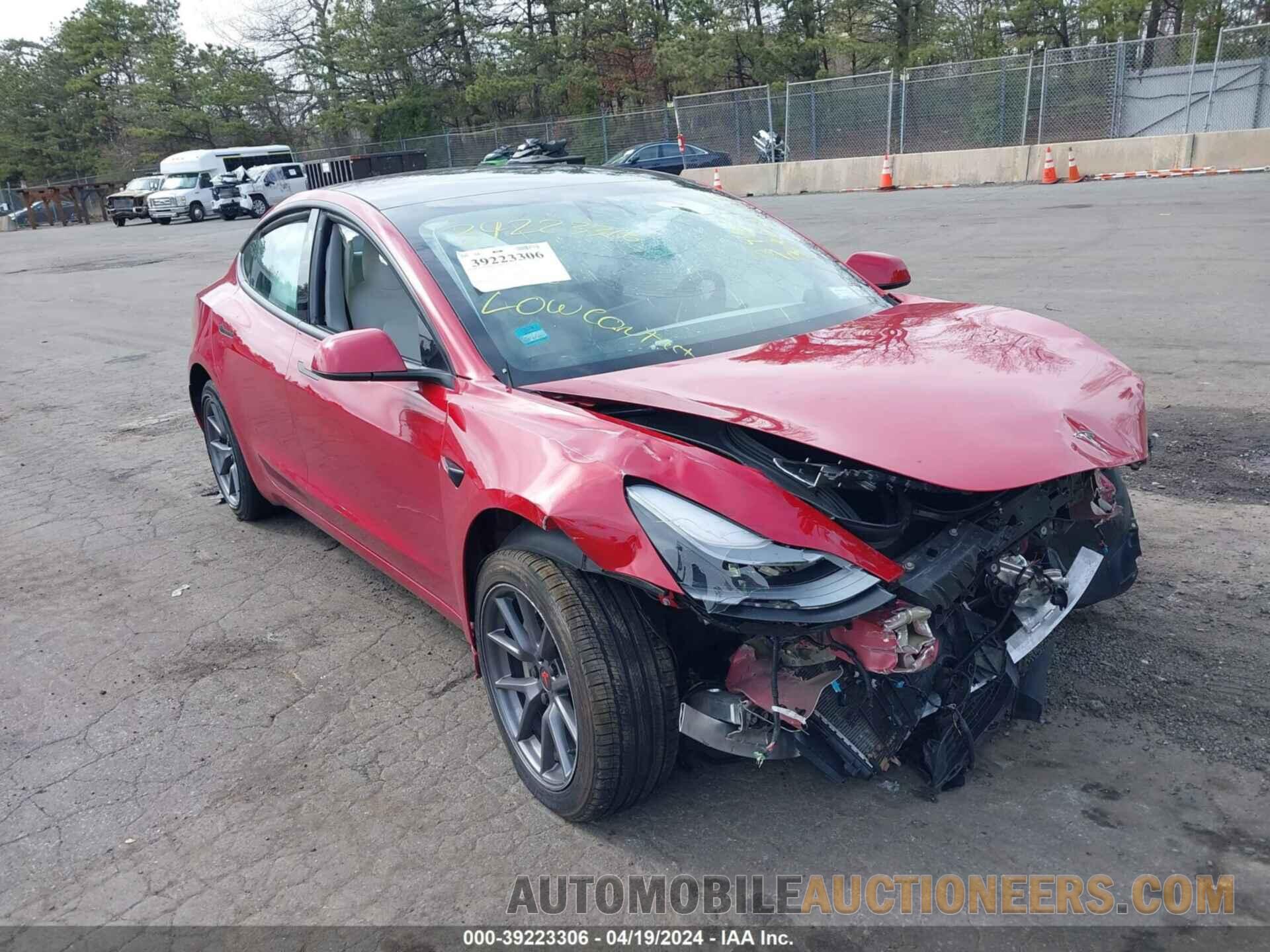 5YJ3E1EAXMF018437 TESLA MODEL 3 2021