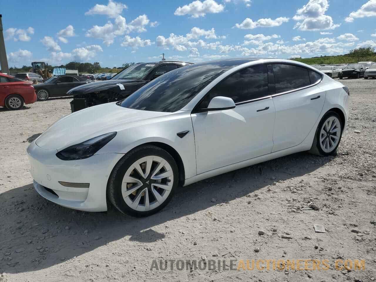 5YJ3E1EAXMF020608 TESLA MODEL 3 2021