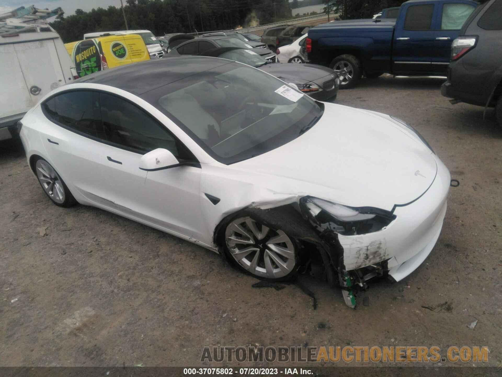 5YJ3E1EAXMF020866 TESLA MODEL 3 2021