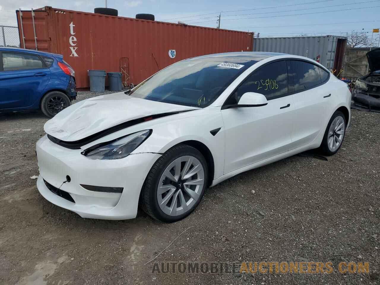 5YJ3E1EAXMF046092 TESLA MODEL 3 2021