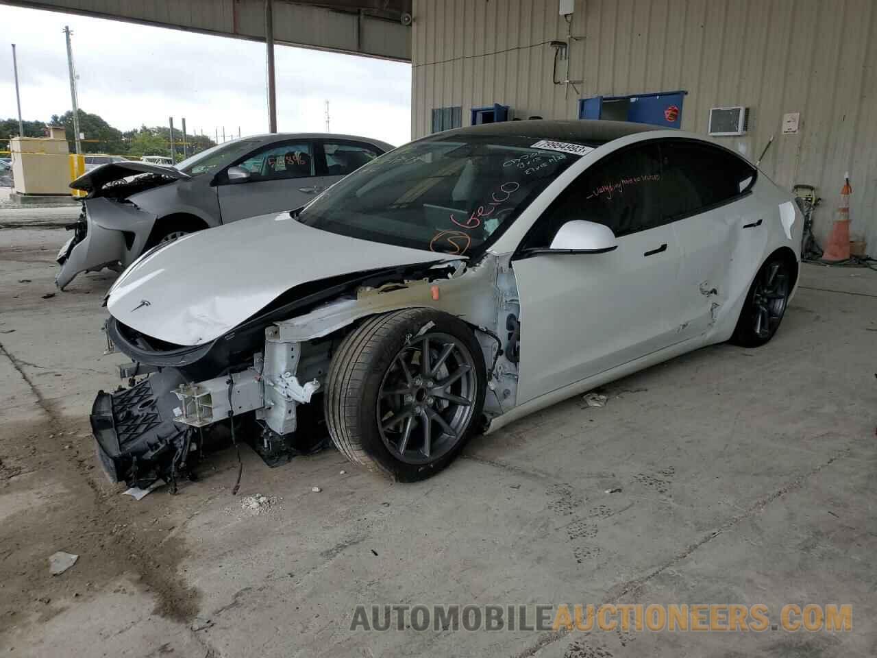 5YJ3E1EAXMF052295 TESLA MODEL 3 2021