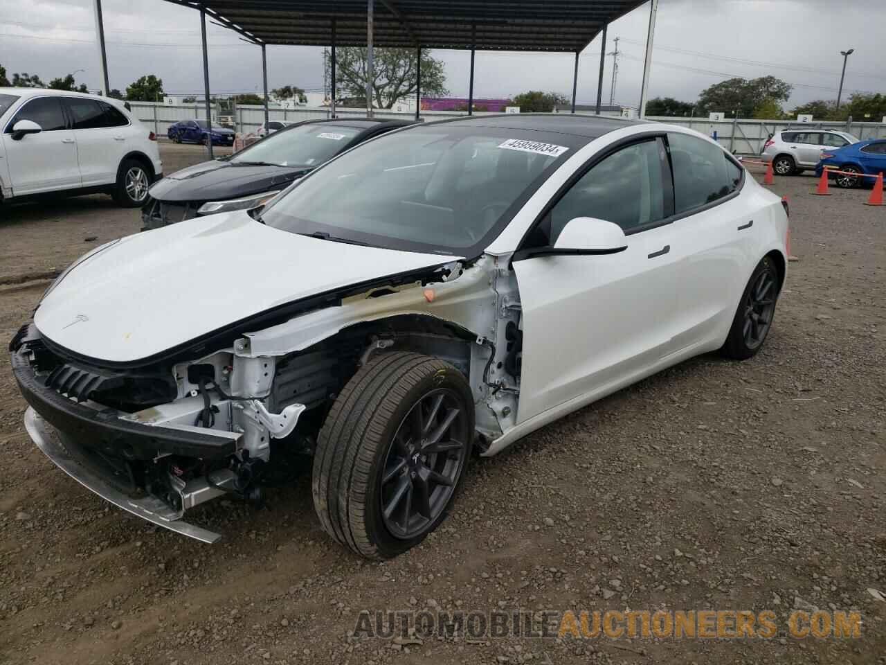 5YJ3E1EAXMF053589 TESLA MODEL 3 2021