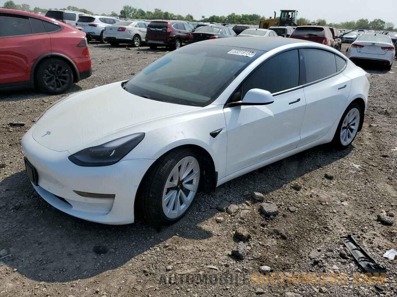 5YJ3E1EAXMF063748 TESLA MODEL 3 2021