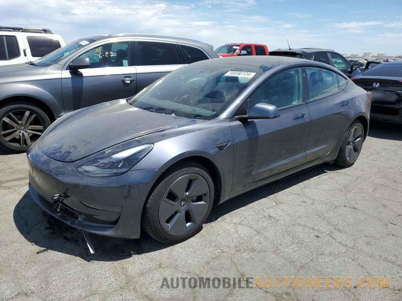 5YJ3E1EAXMF076516 TESLA MODEL 3 2021