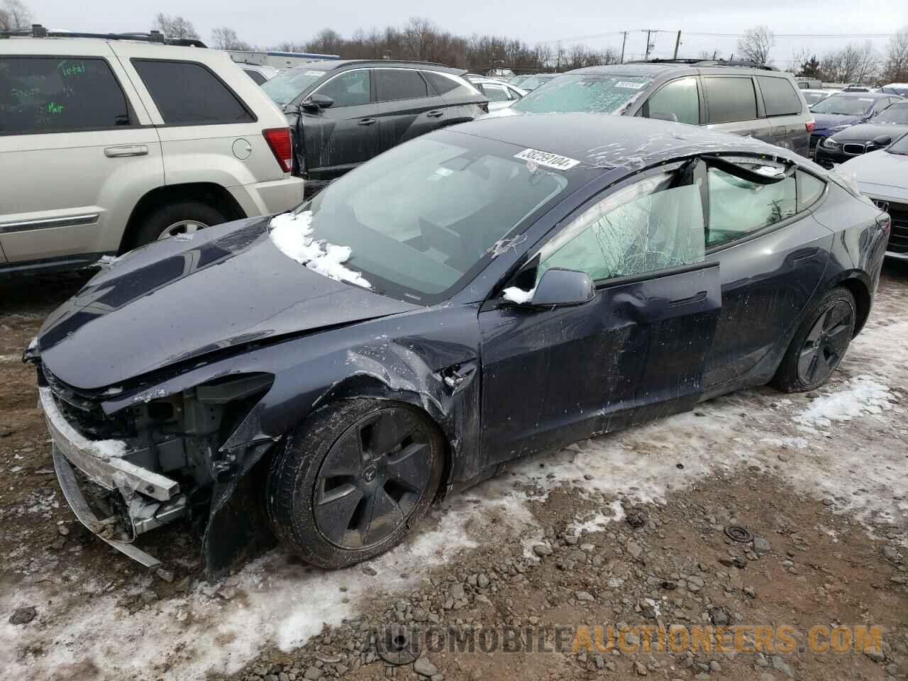 5YJ3E1EAXMF077424 TESLA MODEL 3 2021