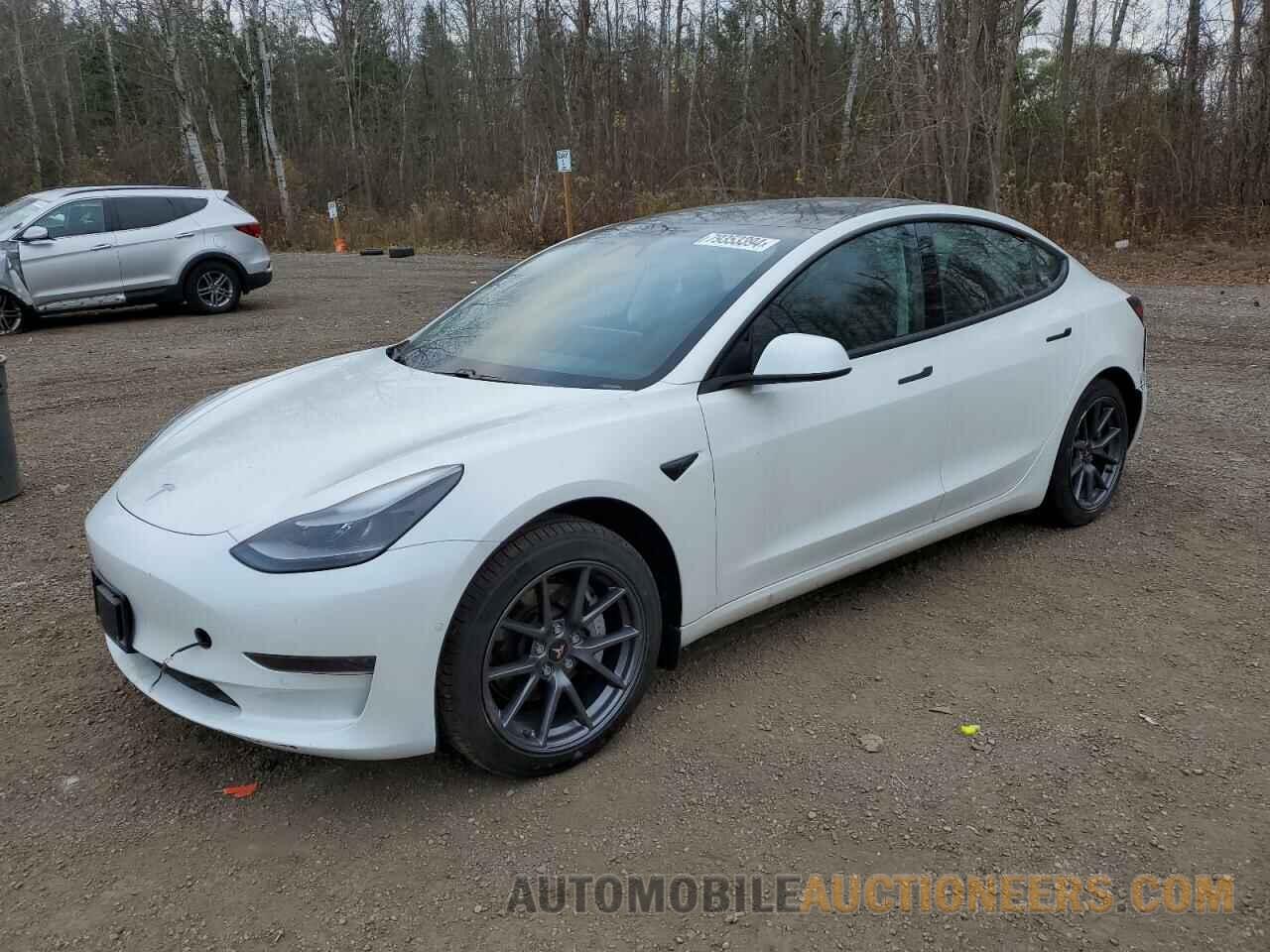 5YJ3E1EAXMF083899 TESLA MODEL 3 2021