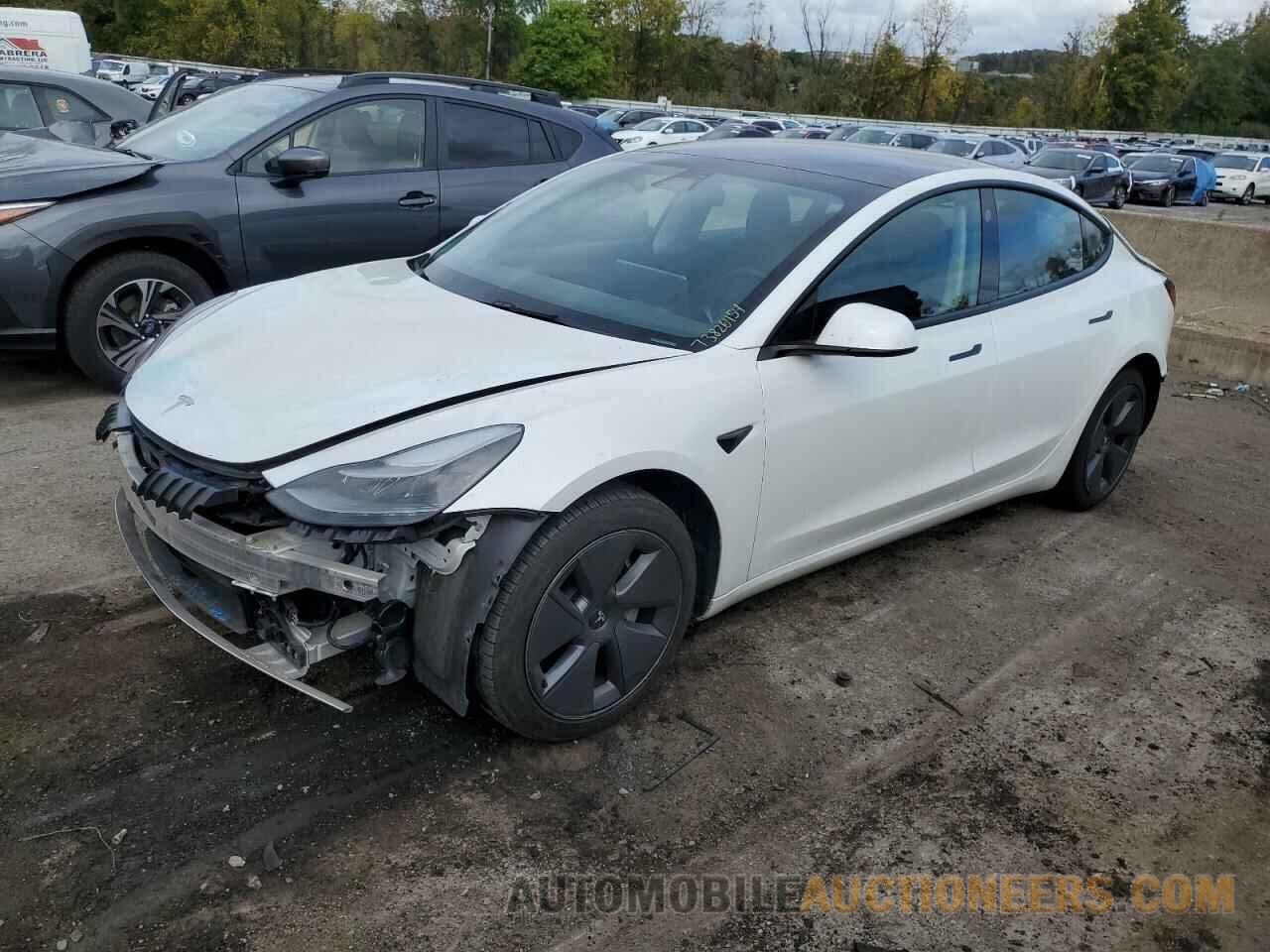 5YJ3E1EAXMF096166 TESLA MODEL 3 2021