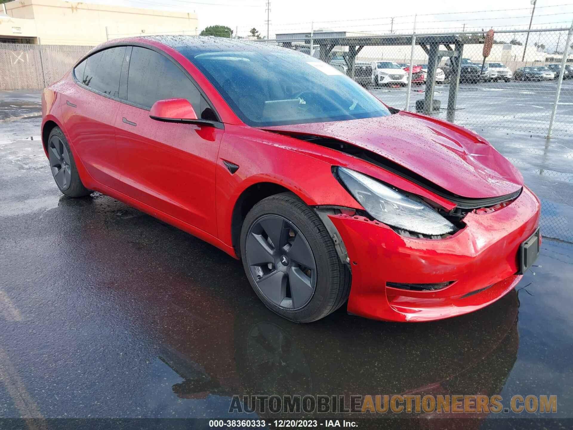 5YJ3E1EAXMF868259 TESLA MODEL 3 2021