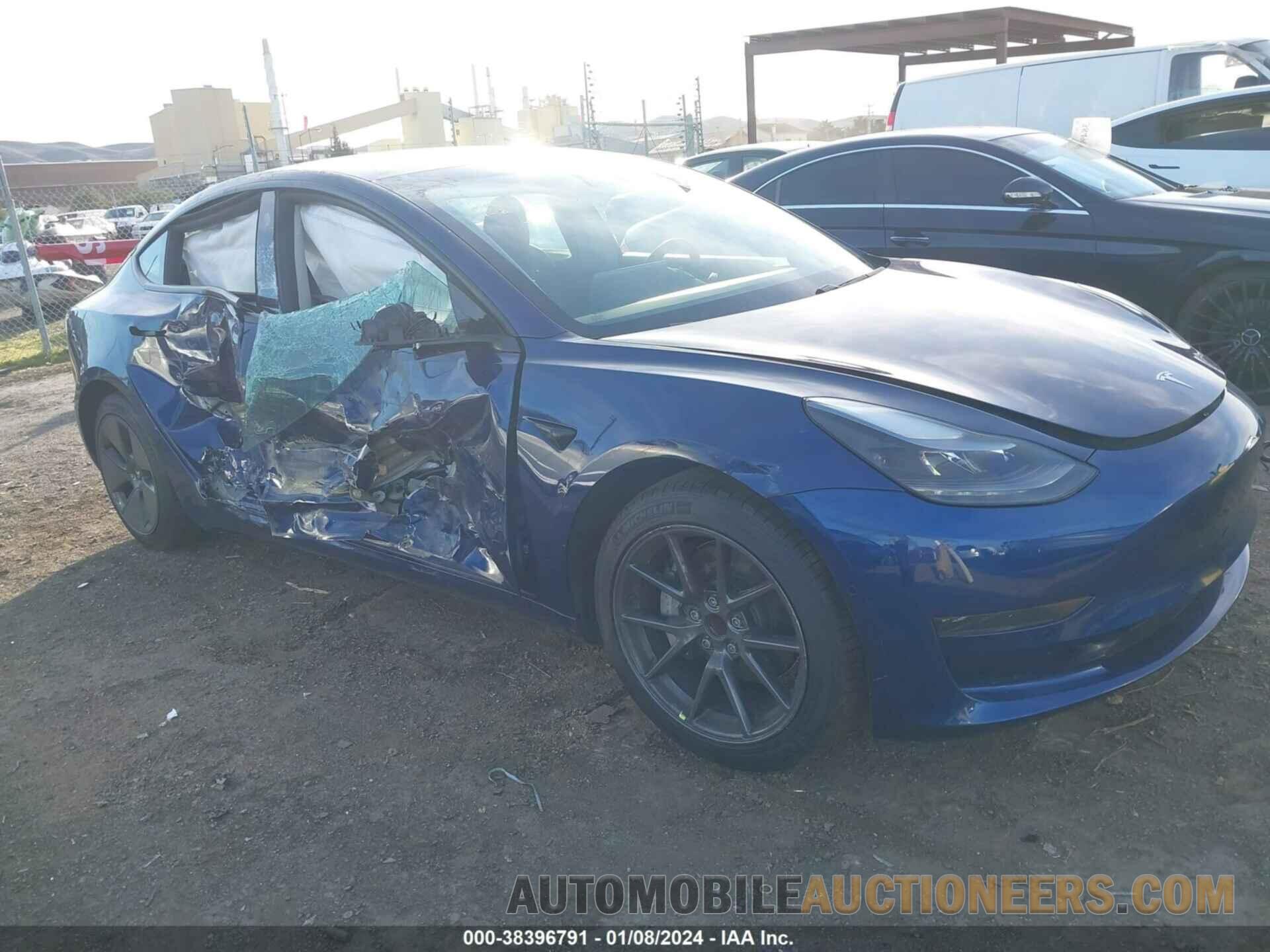 5YJ3E1EAXMF876328 TESLA MODEL 3 2021