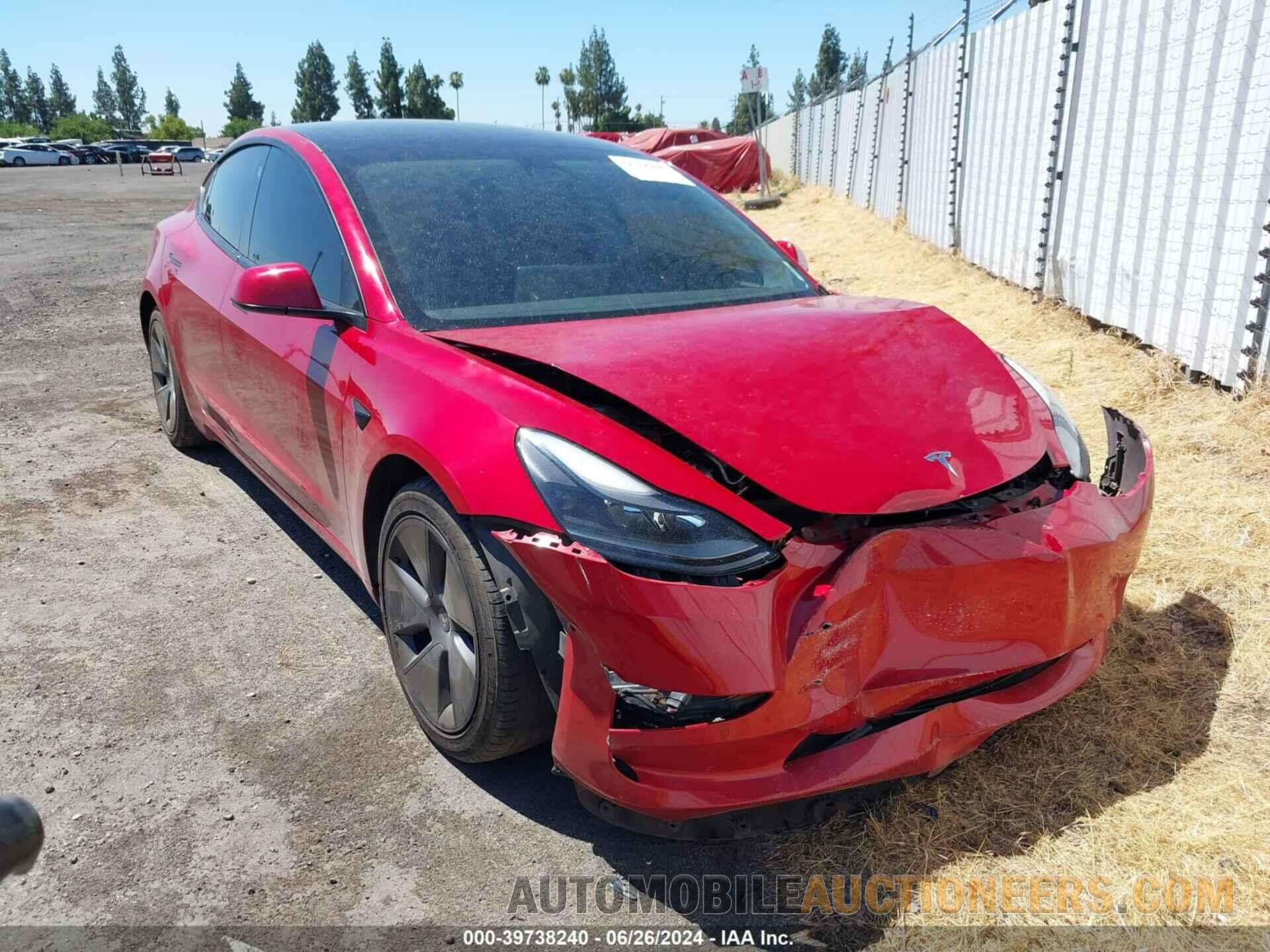 5YJ3E1EAXMF878905 TESLA MODEL 3 2021