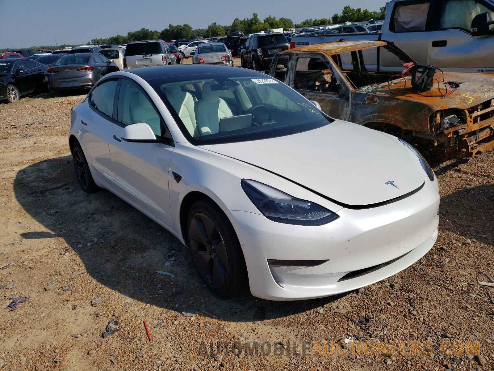 5YJ3E1EAXMF915824 TESLA MODEL 3 2021