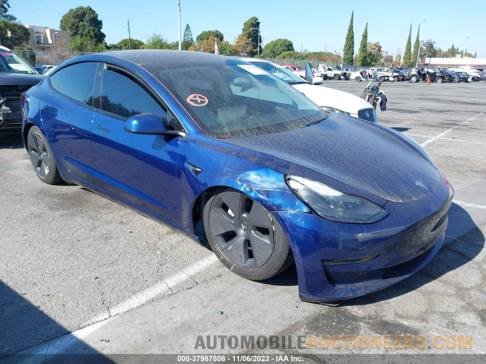 5YJ3E1EAXMF938665 TESLA MODEL 3 2021