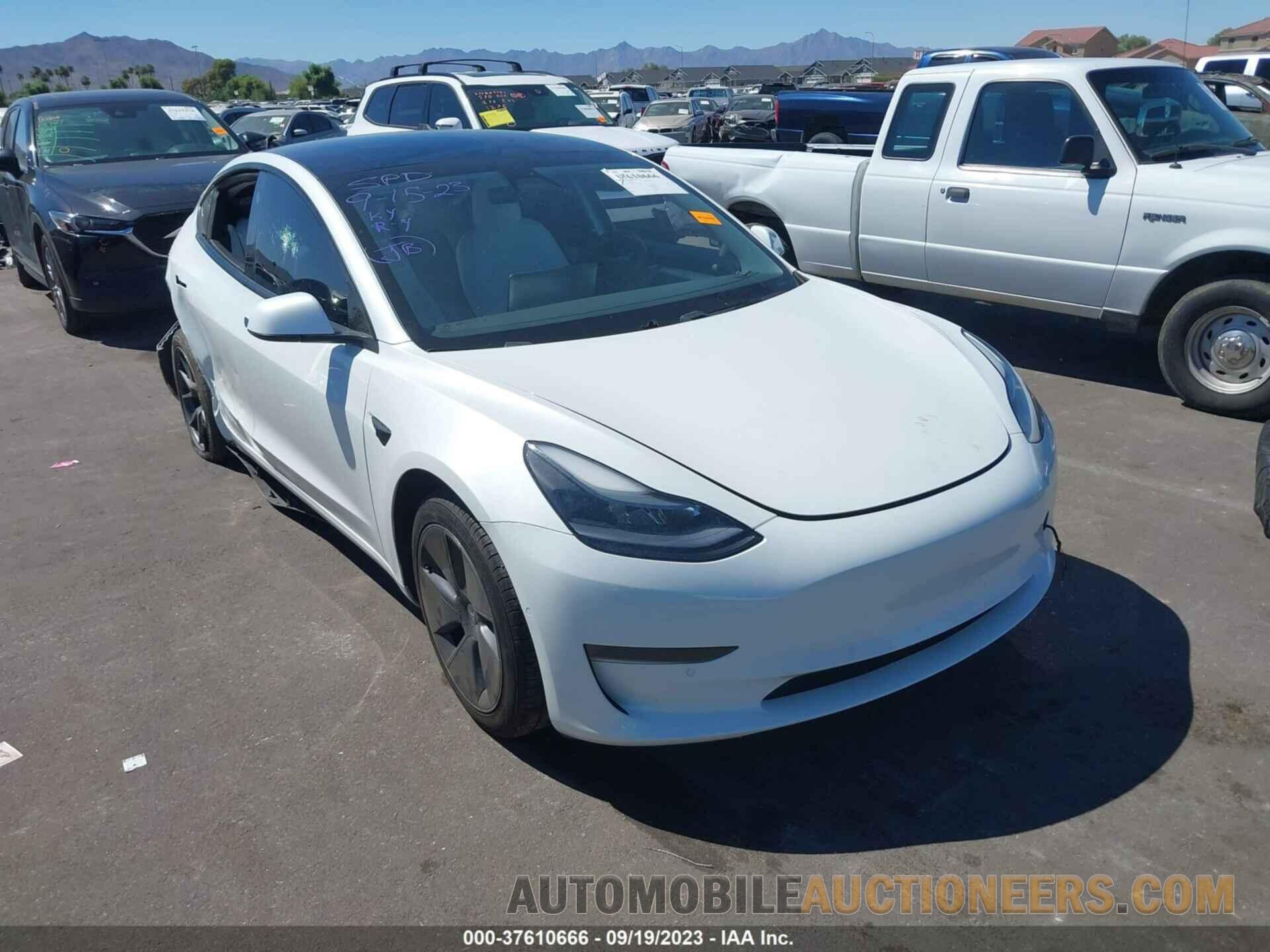 5YJ3E1EAXMF989860 TESLA MODEL 3 2021