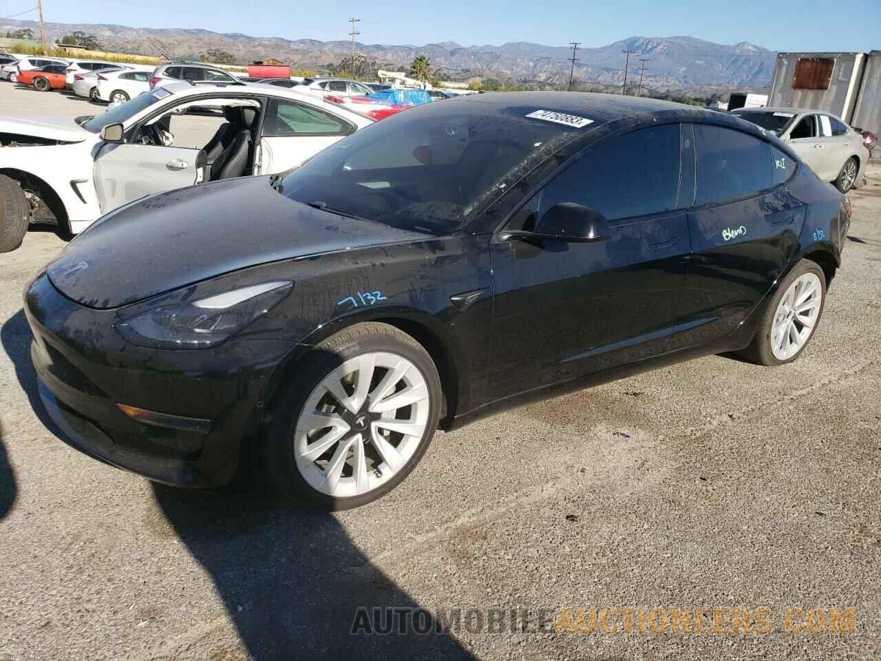 5YJ3E1EAXMF994332 TESLA MODEL 3 2021