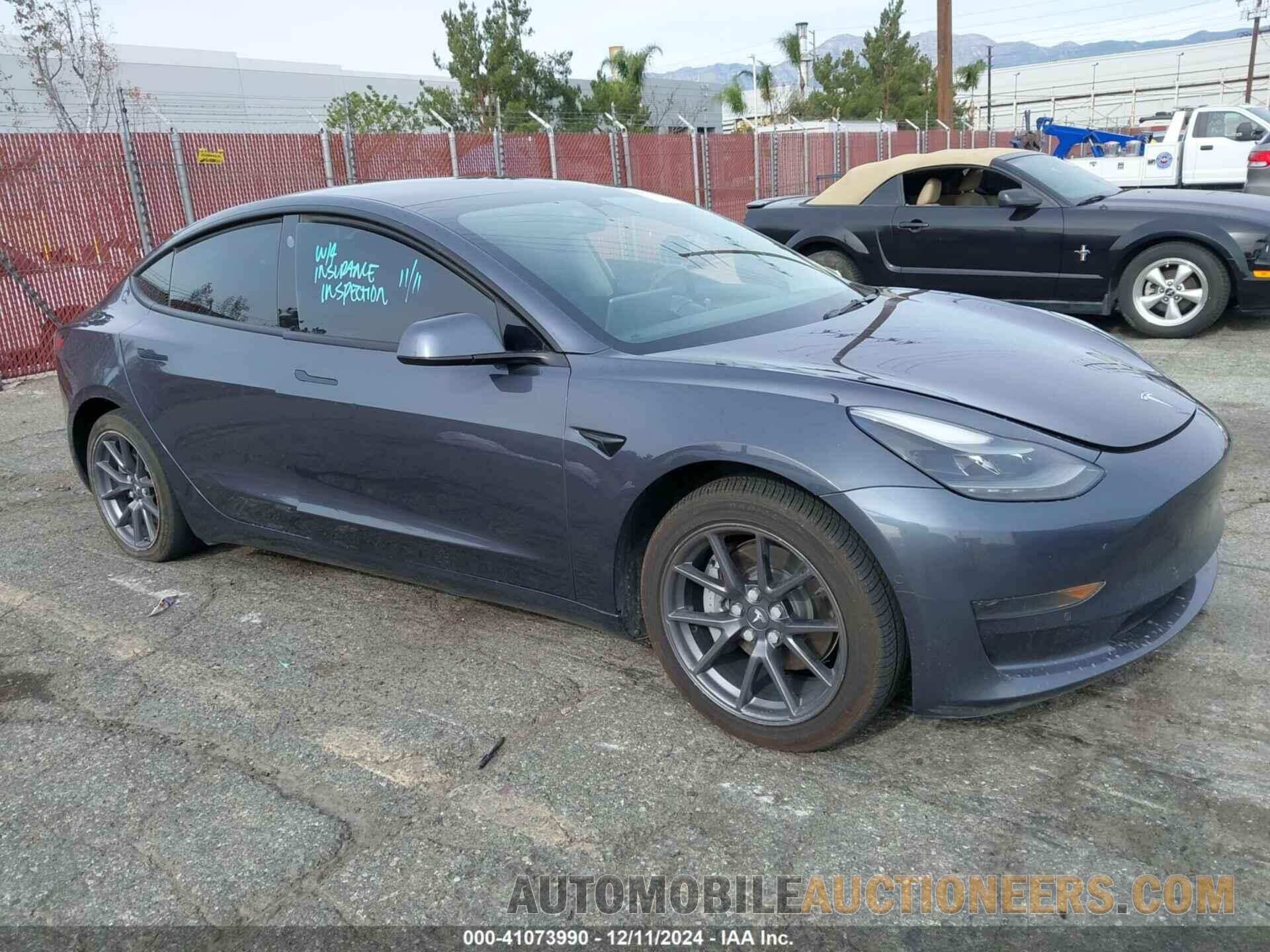 5YJ3E1EAXNF109452 TESLA MODEL 3 2022