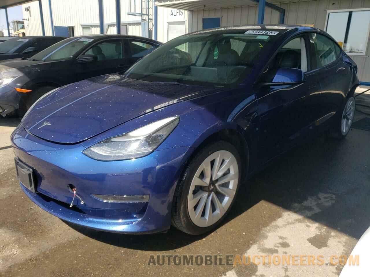 5YJ3E1EAXNF144332 TESLA MODEL 3 2022