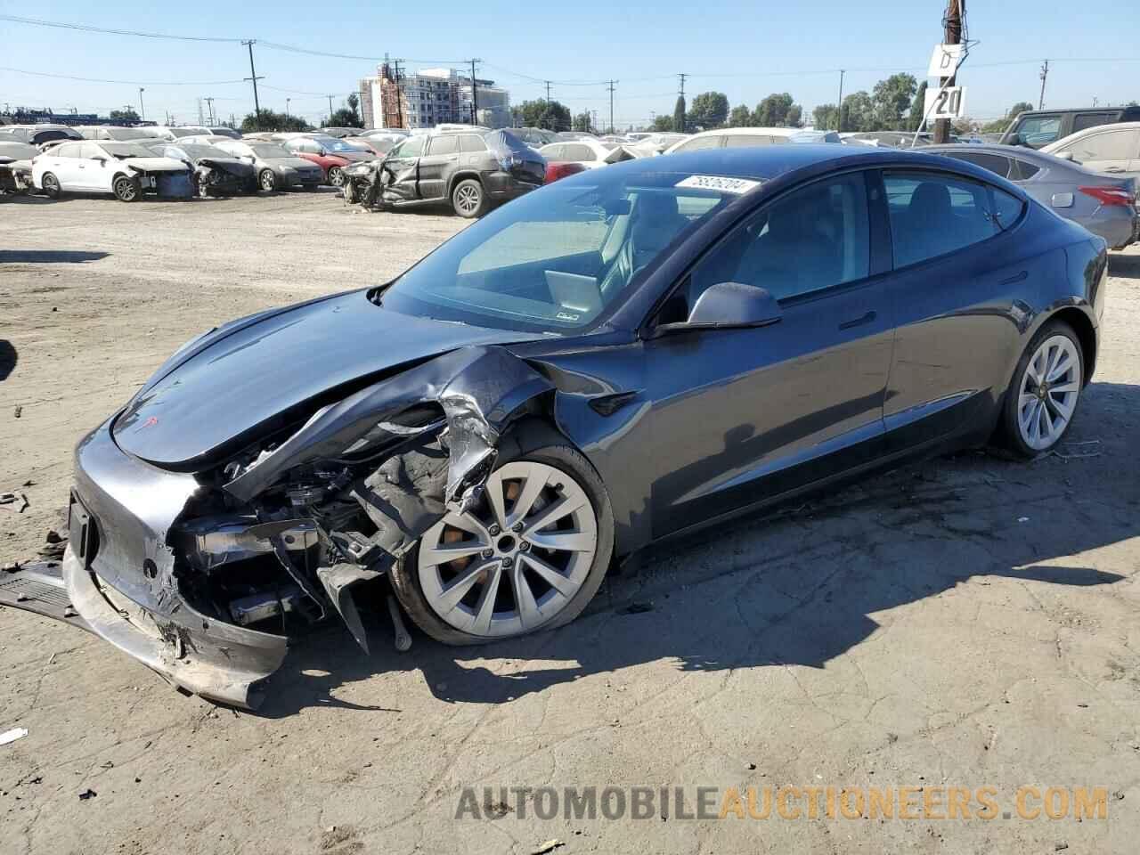 5YJ3E1EAXNF145674 TESLA MODEL 3 2022