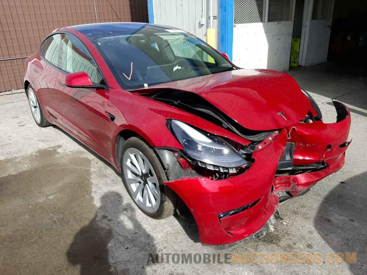 5YJ3E1EAXNF185379 TESLA MODEL 3 2022