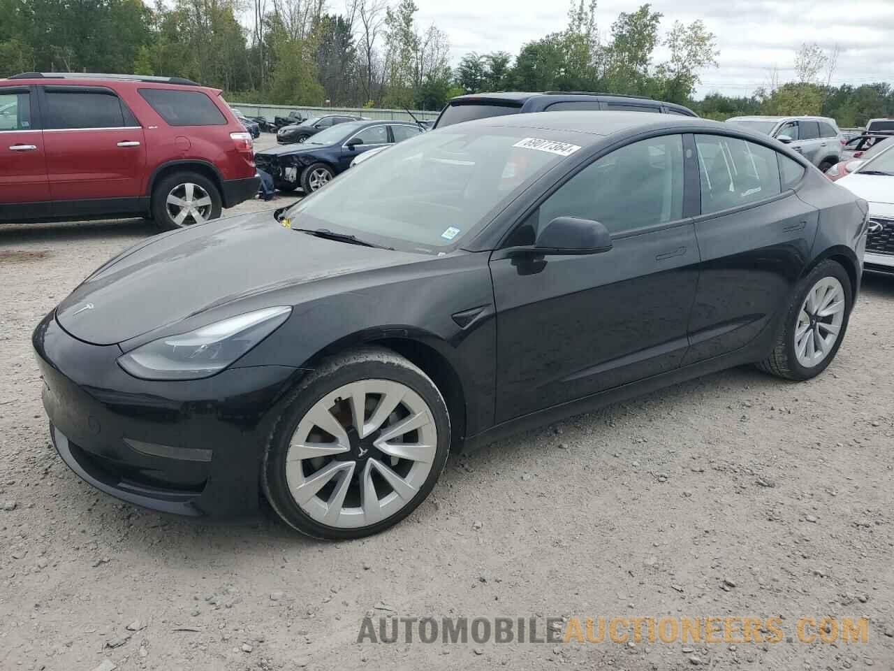 5YJ3E1EAXNF185821 TESLA MODEL 3 2022