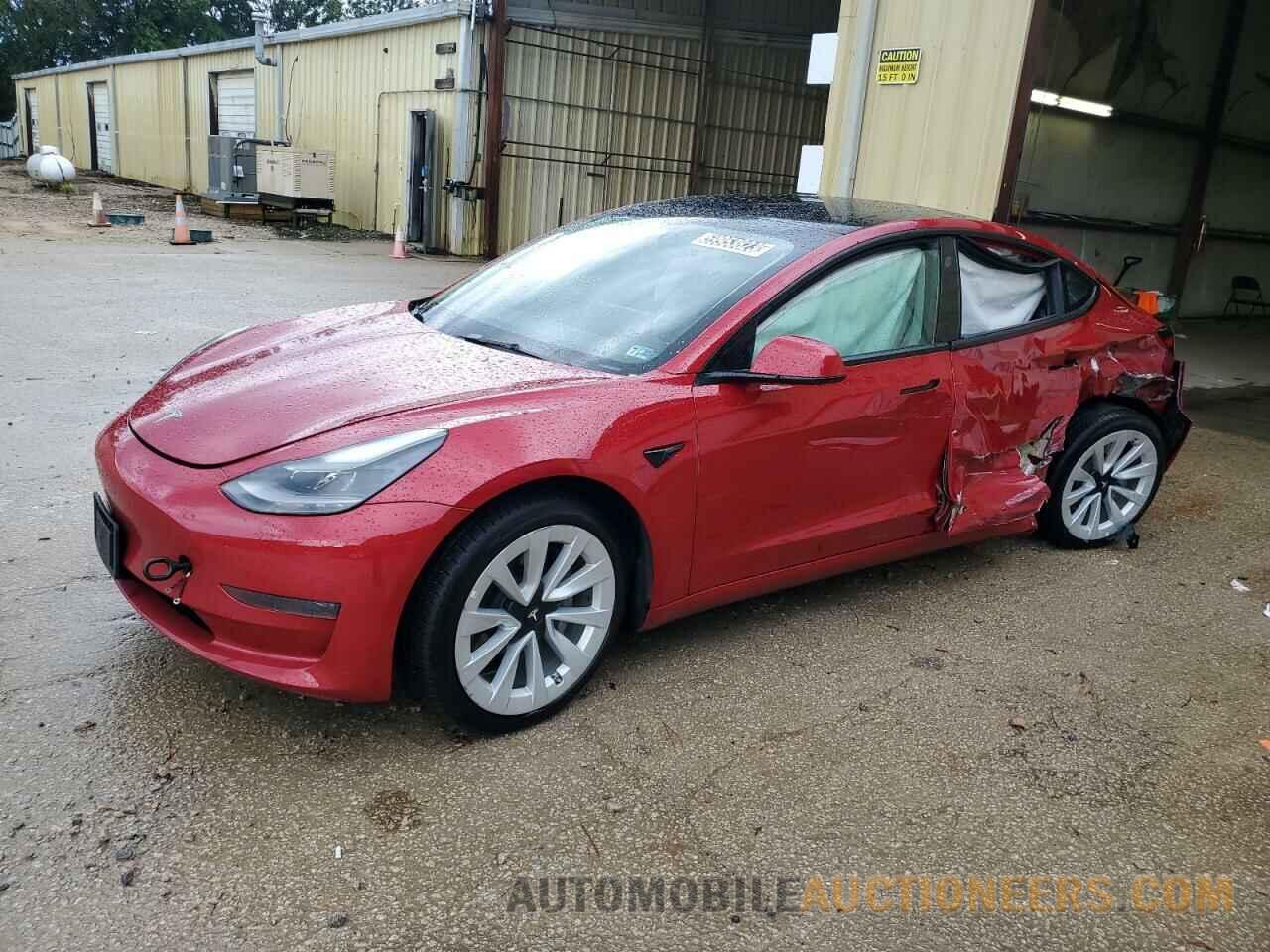 5YJ3E1EAXNF185835 TESLA MODEL 3 2022