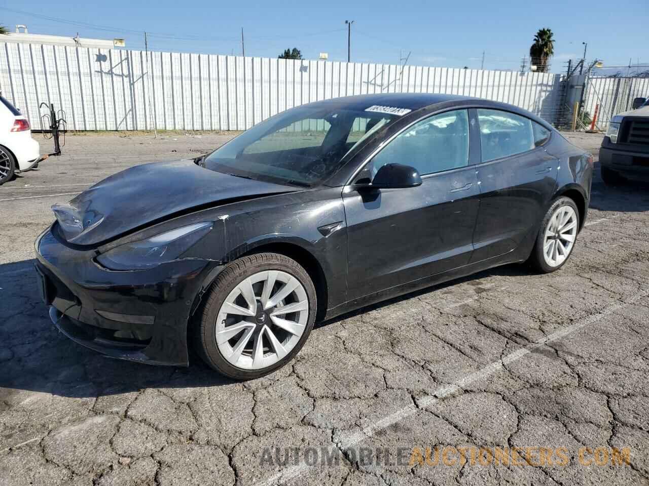 5YJ3E1EAXNF186273 TESLA MODEL 3 2022