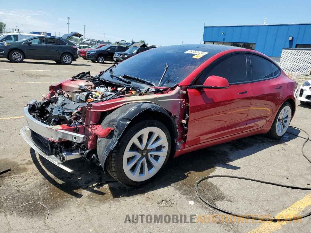 5YJ3E1EAXNF188928 TESLA MODEL 3 2022