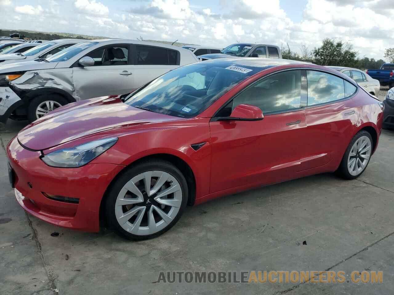 5YJ3E1EAXNF190159 TESLA MODEL 3 2022