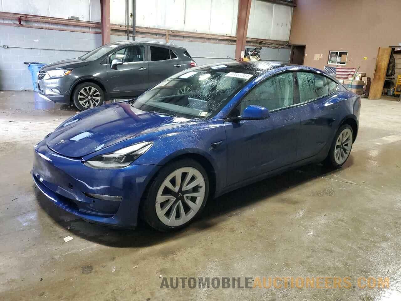 5YJ3E1EAXNF190257 TESLA MODEL 3 2022