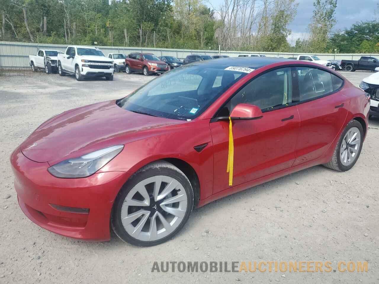 5YJ3E1EAXNF191389 TESLA MODEL 3 2022