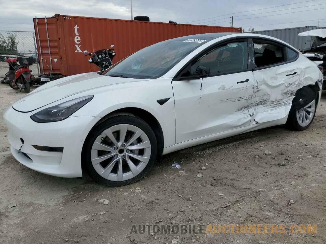 5YJ3E1EAXNF286437 TESLA MODEL 3 2022