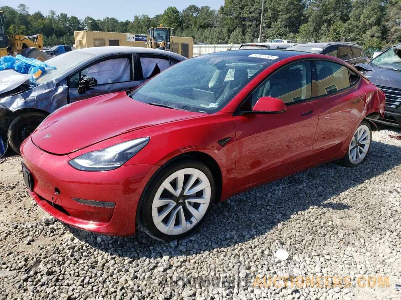 5YJ3E1EAXNF290780 TESLA MODEL 3 2022