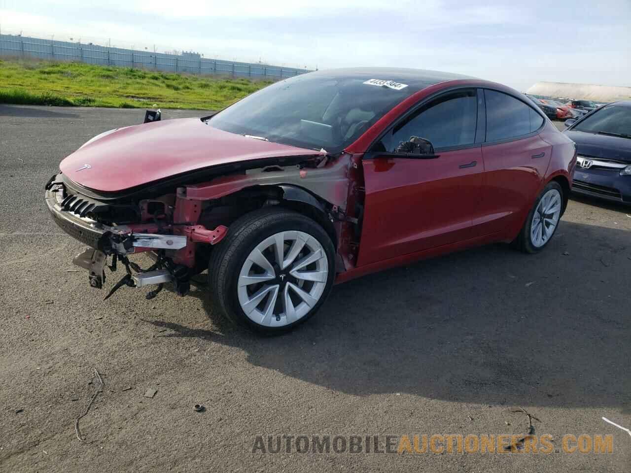 5YJ3E1EAXNF299978 TESLA MODEL 3 2022