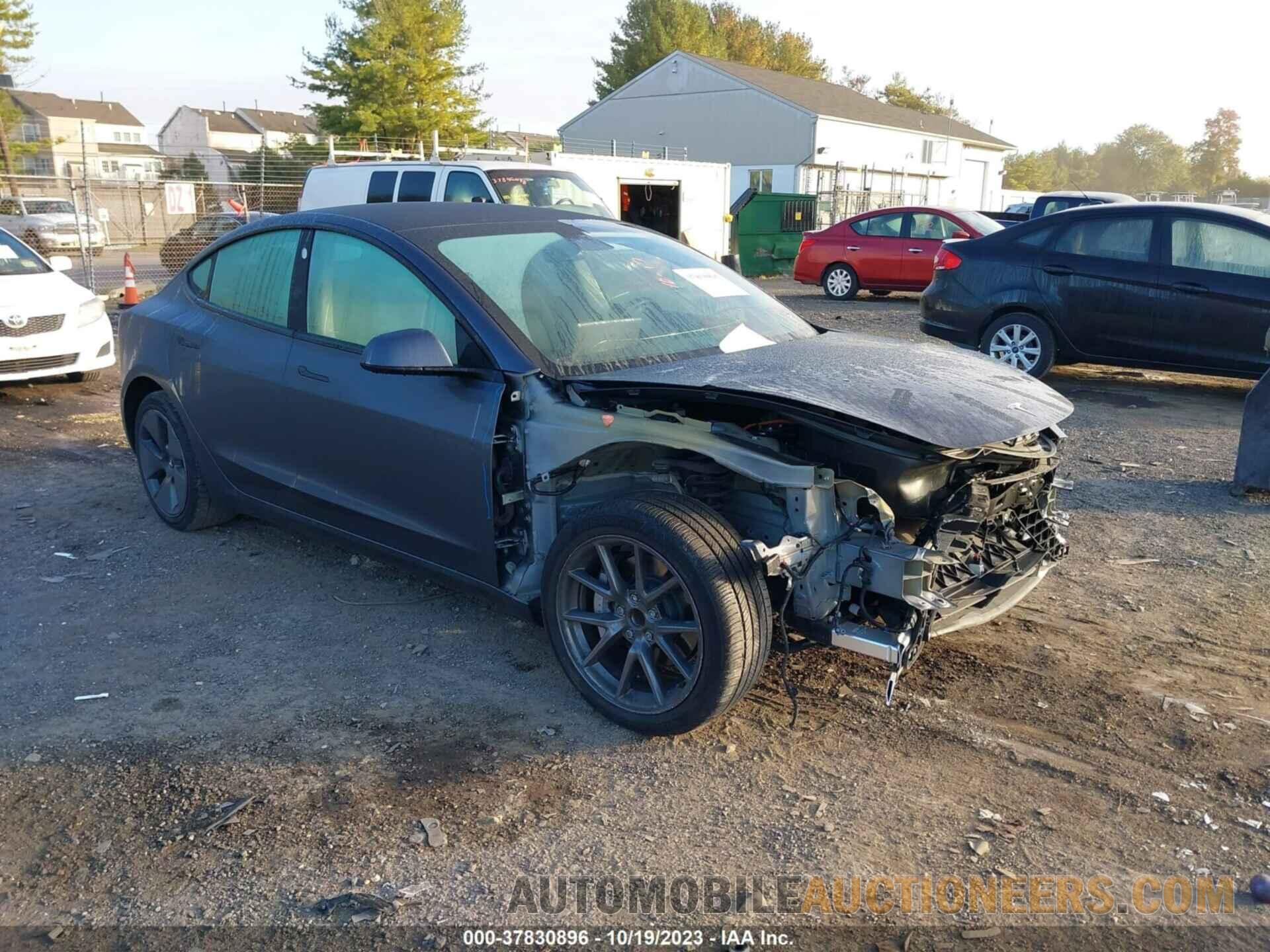 5YJ3E1EAXNF307433 TESLA MODEL 3 2022