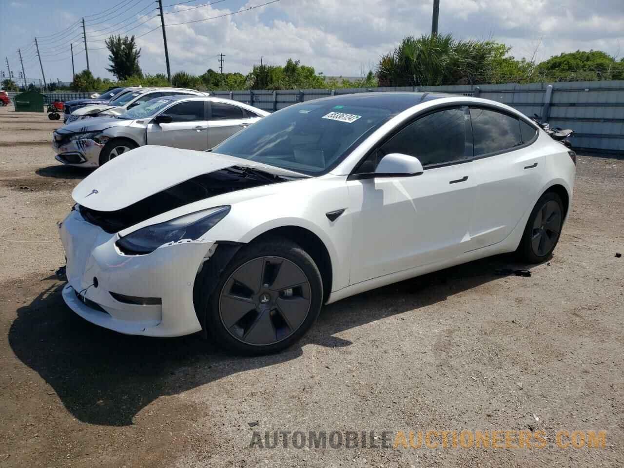 5YJ3E1EAXNF309182 TESLA MODEL 3 2022